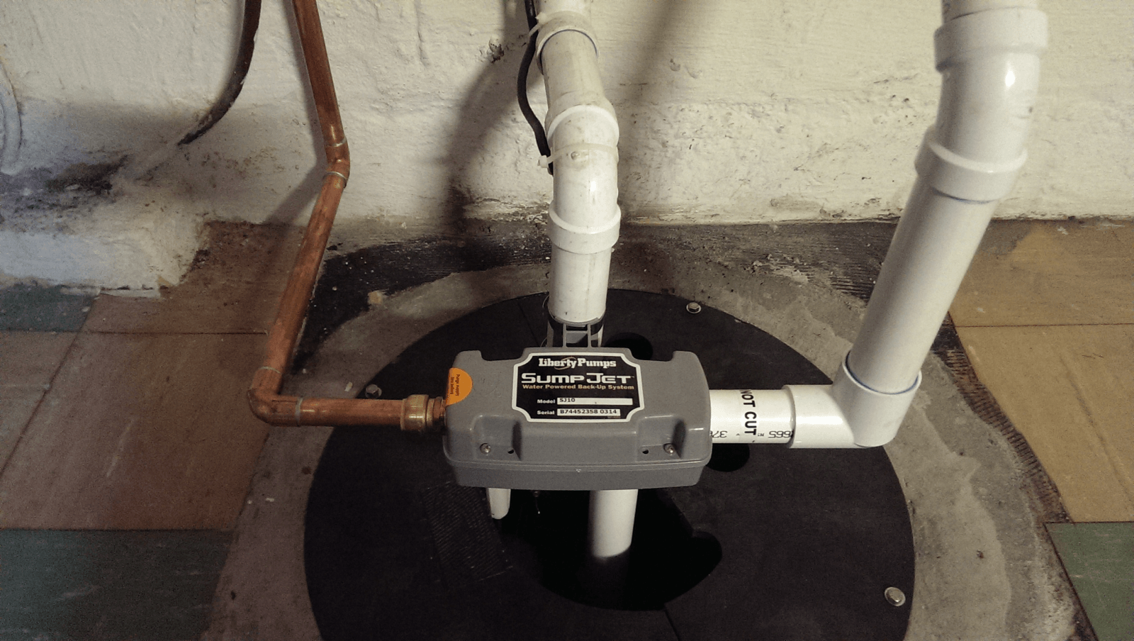 New Sump Pump Installed