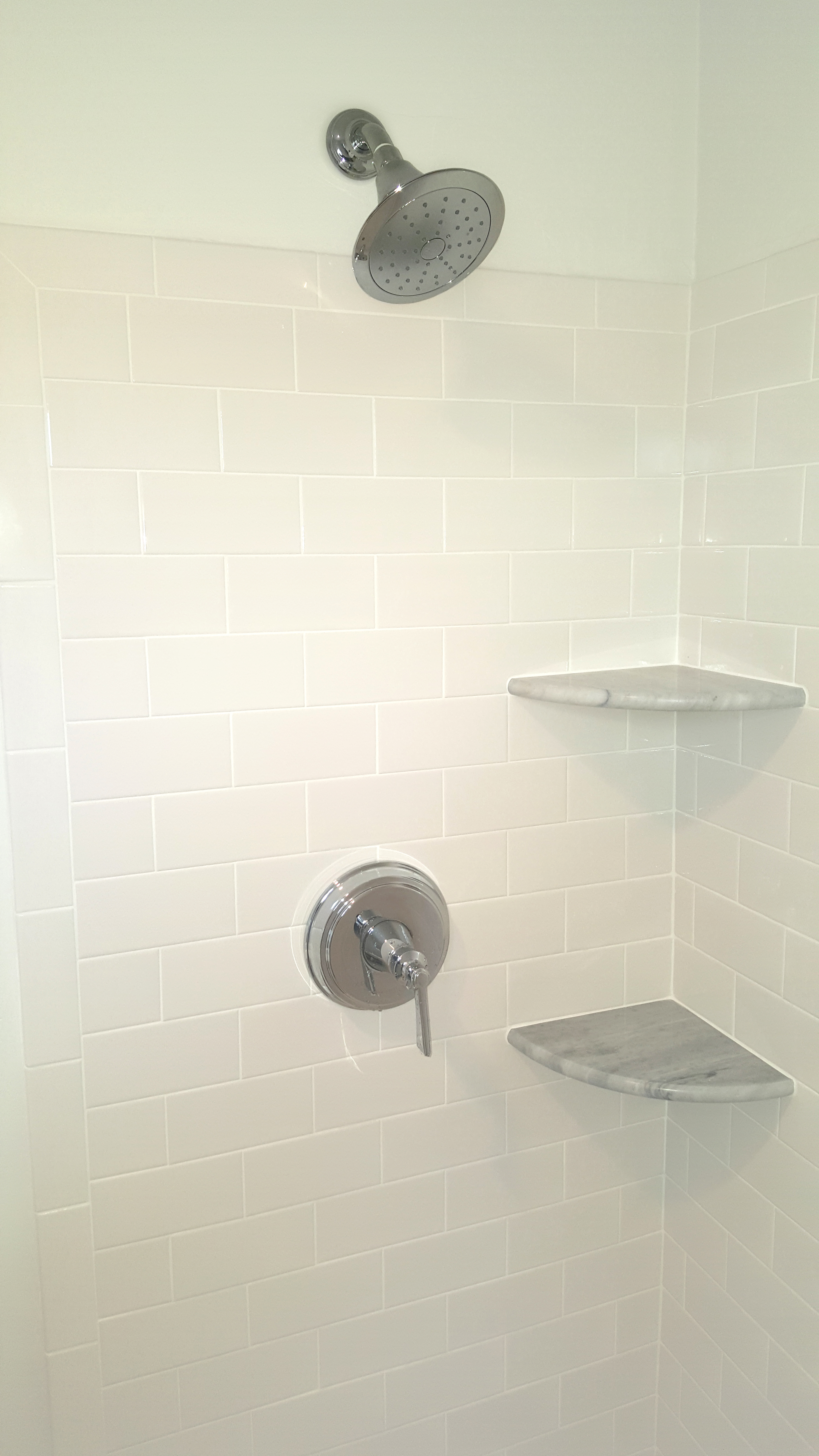 New Shower Fixtures