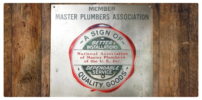 Master Plumbers Association Member